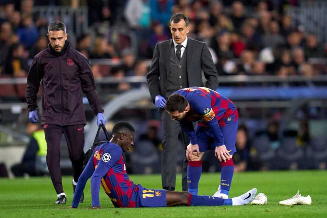 Barcelona star Ousmane Dembele has revealed Lionel Messi Barcelona star Ousmane Dembele has revealed Lionel Messi