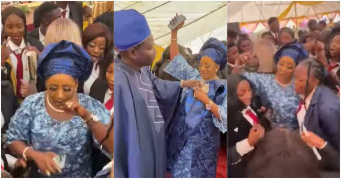 Mide Martins with students Mide Martins with students