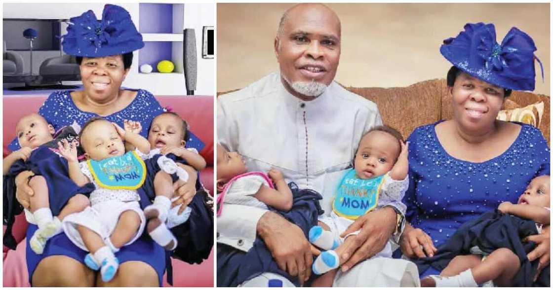 Deacon Michael Nnamdi Nwankwo, Victoria Nwankwo, set of triplets, 25 years