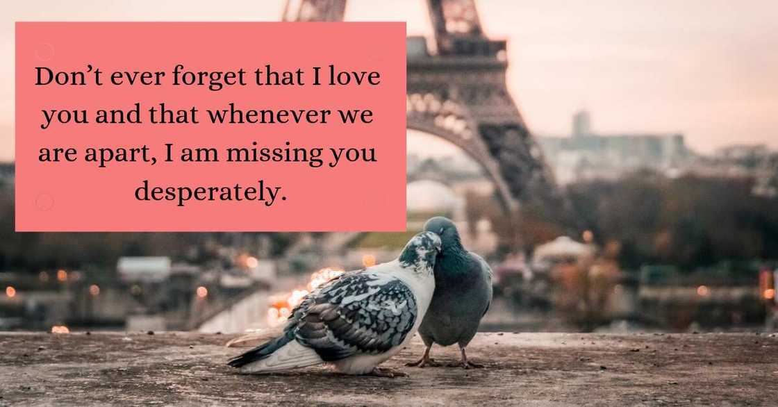 Words of deep love Words of deep love