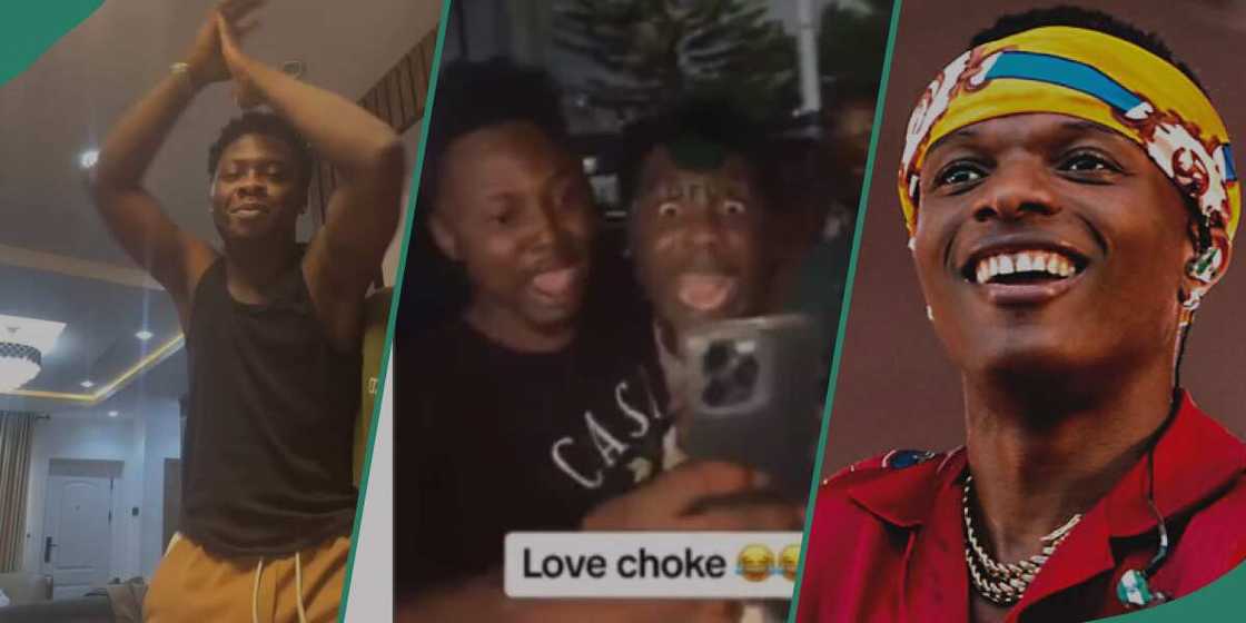 Wizkid and hypeman Wizkid and hypeman