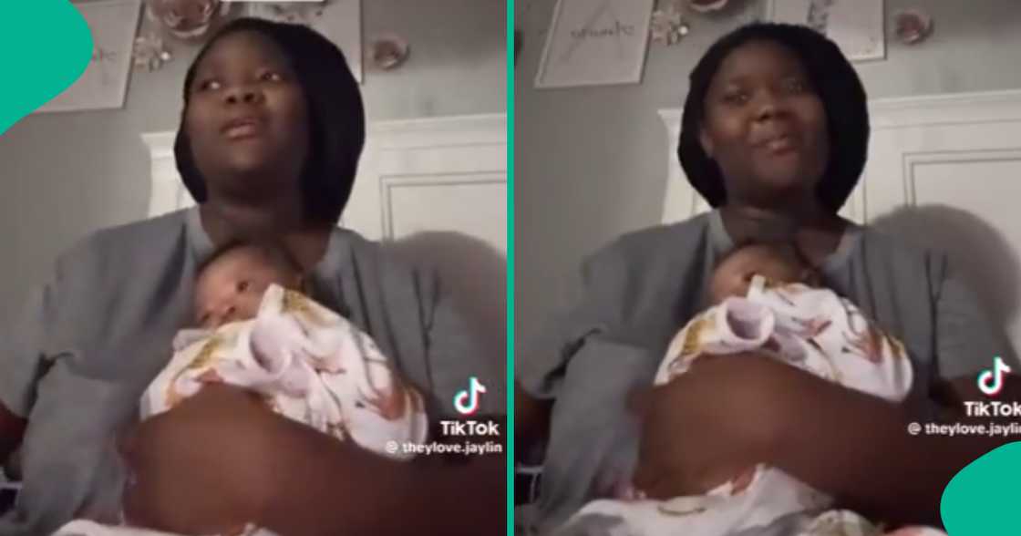 Woman narrates how she discovered she's 3 weeks pregnant after welcoming babay four weeks ago in viral TikTok video. Woman narrates how she discovered she's 3 weeks pregnant after welcoming babay four weeks ago in viral TikTok video.