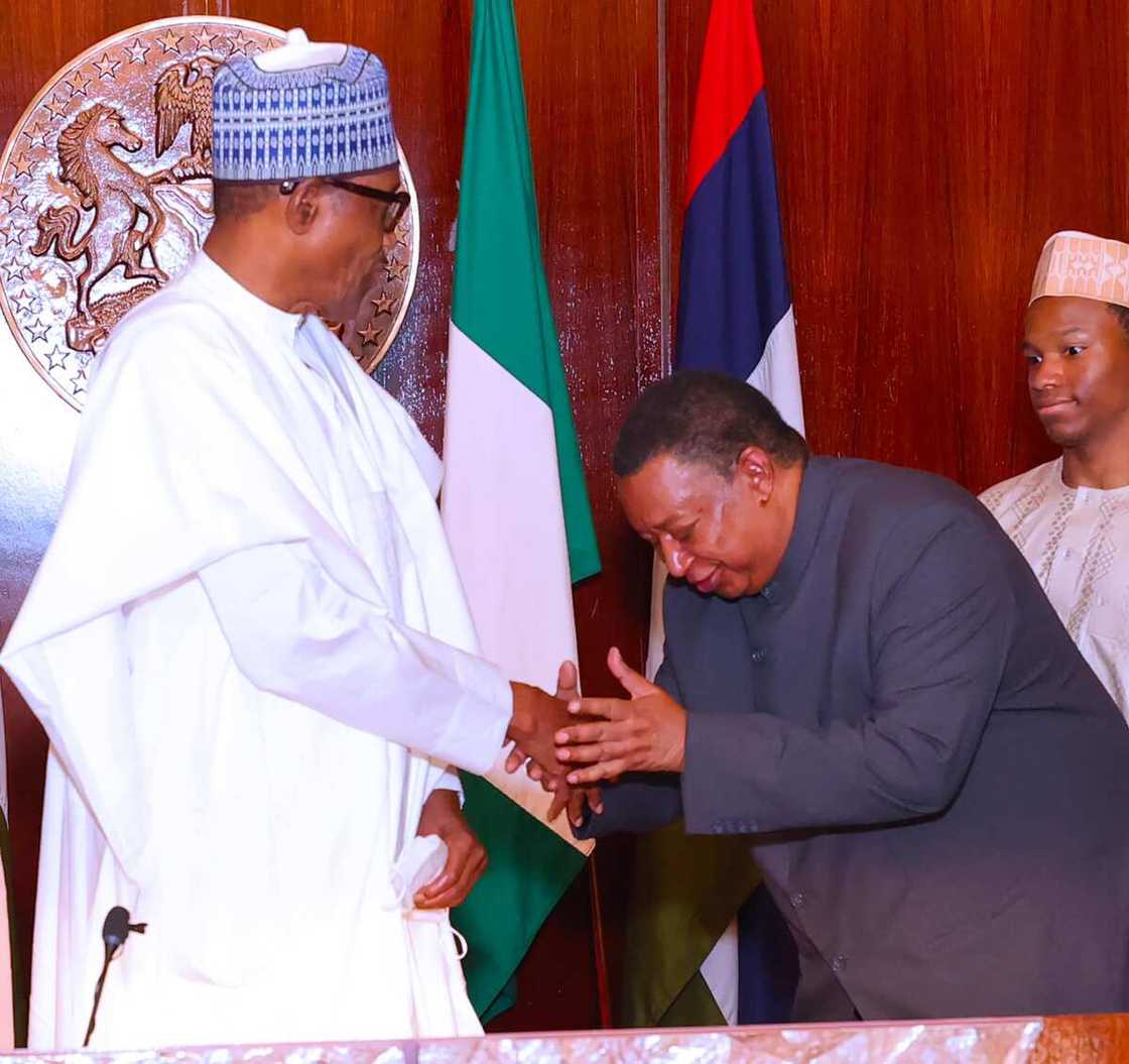 Presidential media aide, Femi Adesina, Alhaji Mohammed Sanusi Barkindo, the Organization of Petroleum Exporting Countries (OPEC), President Muhammadu Buhari