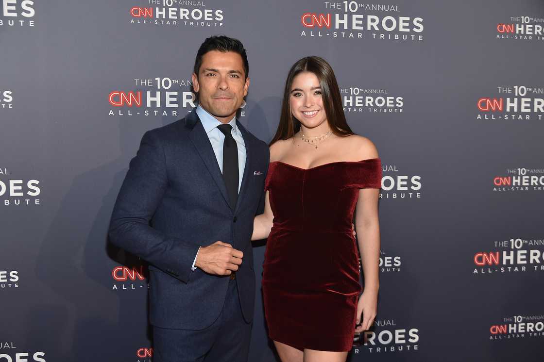 Mark Consuelos and Lola Grace Consuelos attend CNN Heroes Gala at the American Museum of Natural History in New York City