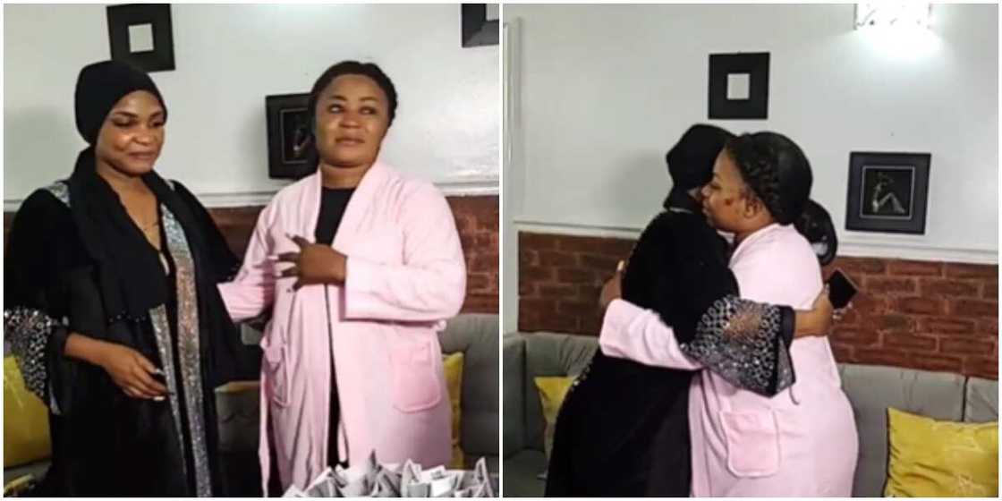 Iyabo Ojo leaves close friend emotional in heartwarming video Iyabo Ojo leaves close friend emotional in heartwarming video