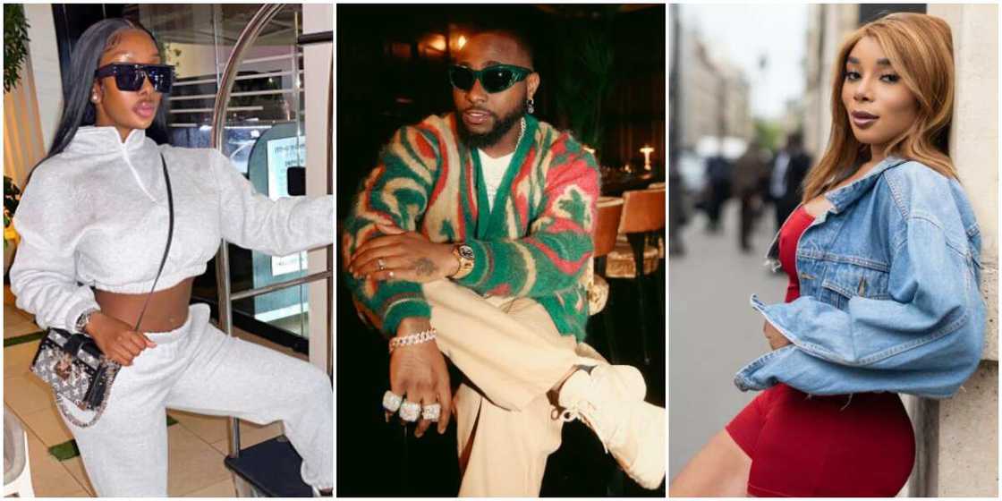 Davido's Anita Brown, Davido, Davido's alleged French baby mama