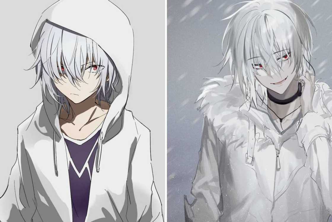 Anime characters with white hair Anime characters with white hair