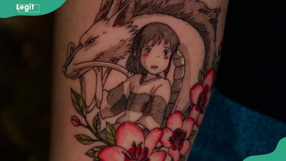 Haku and Chihiro tattoo Haku and Chihiro tattoo