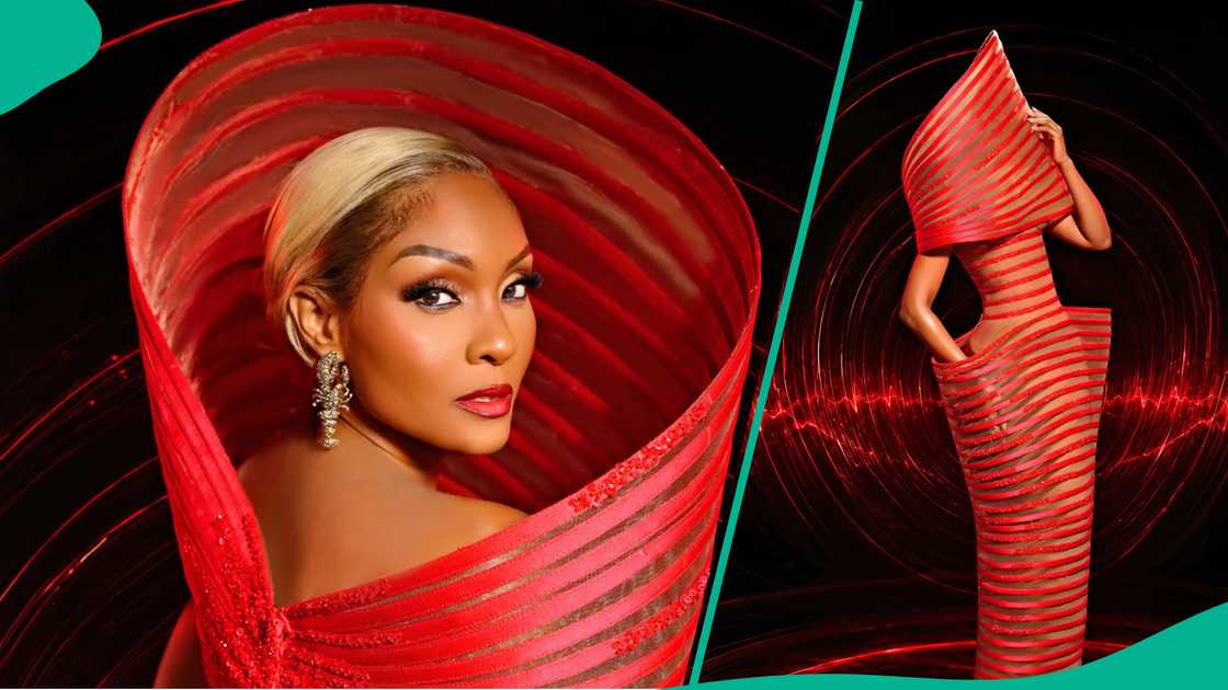 Osas Ighodaro stuns on the AMVCA red carpet