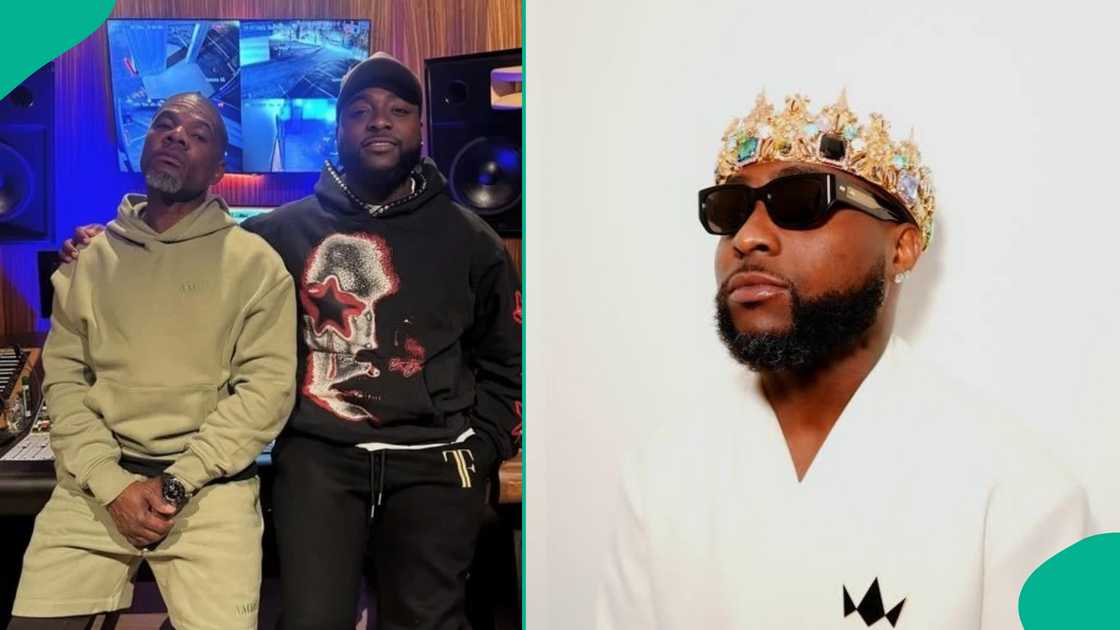 Kirk Franklin, Davido, American singer Kirk Franklin, Davido, American singer