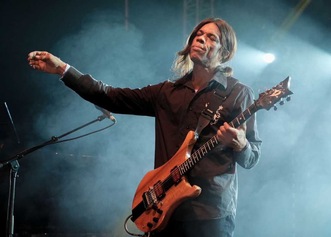 Stanley Jordan performs live on stage at Wickham festival Stanley Jordan performs live on stage at Wickham festival