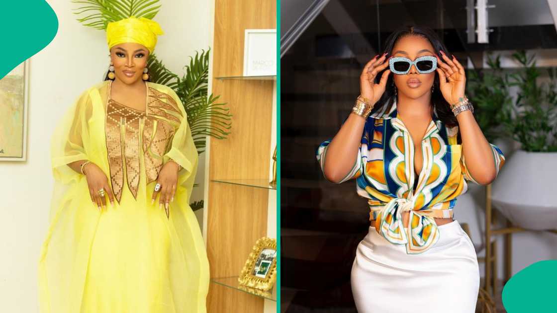 Toke Makinwa rocks yellow outfits