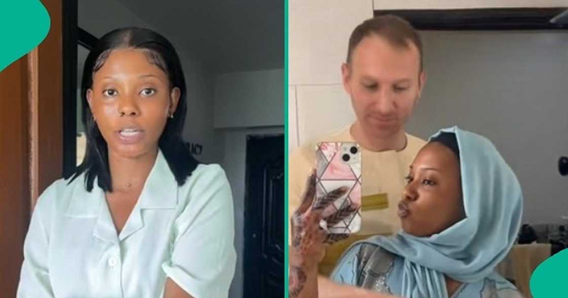 Lady shows emotional moment oyinbo partner paid her unexpected visit at her apartment. Lady shows emotional moment oyinbo partner paid her unexpected visit at her apartment.