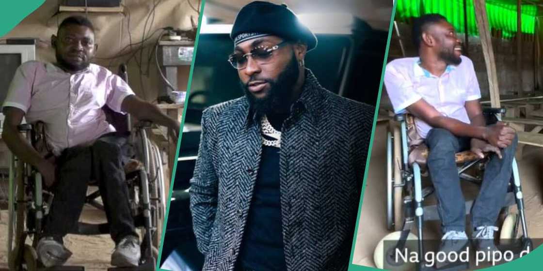 Photos of Davido and Adebisi Micheal