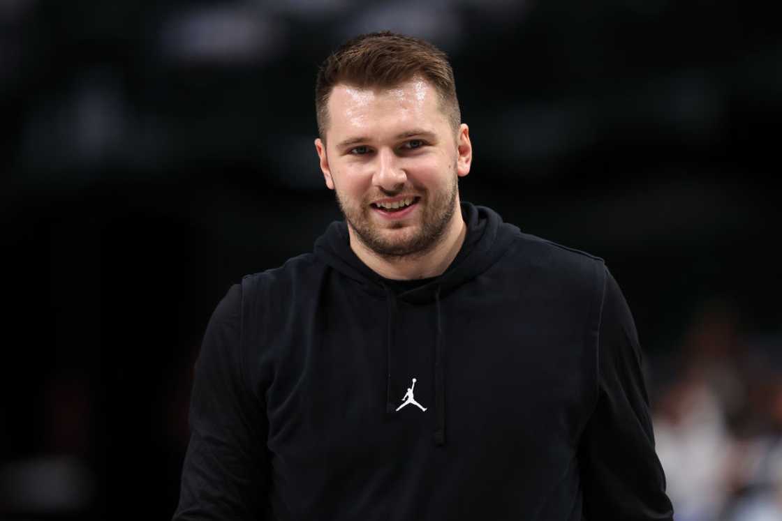 Luka Doncic at American Airlines Center in Dallas, Texas.