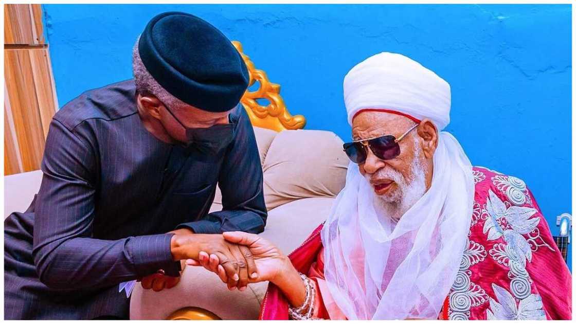 2023 election, Emir of Bauchi, Vice President Yemi Osinbajo 2023 election, Emir of Bauchi, Vice President Yemi Osinbajo