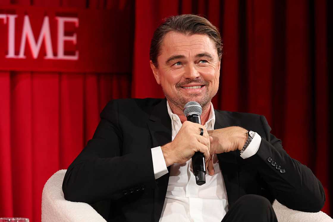 Leonardo DiCaprio in New York City. Leonardo DiCaprio in New York City.