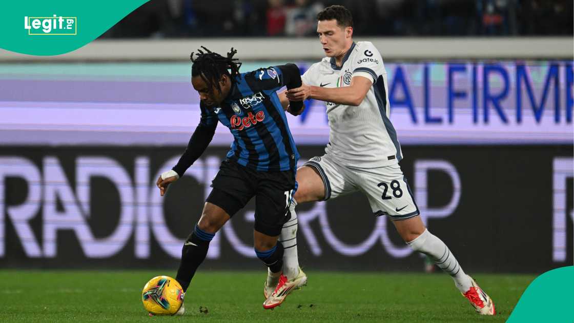 Ademola Lookman, Atalanta, Inter Milan, Gewiss Stadium, Bergamo, Italy, Serie A. Ademola Lookman, Atalanta, Inter Milan, Gewiss Stadium, Bergamo, Italy, Serie A.