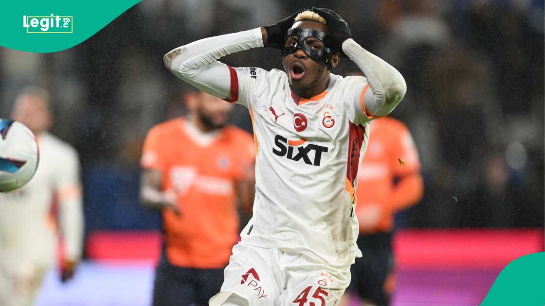 Victor Osimhen, Galatasaray, RAMS Basaksehir, Fatih Terim Stadium, Istanbul, Turkiye, Super Lig. Victor Osimhen, Galatasaray, RAMS Basaksehir, Fatih Terim Stadium, Istanbul, Turkiye, Super Lig.