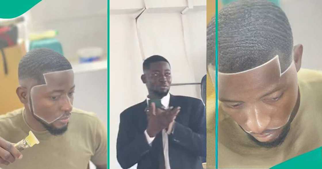 Nigerian man's funny moment during presentation captured Nigerian man's funny moment during presentation captured