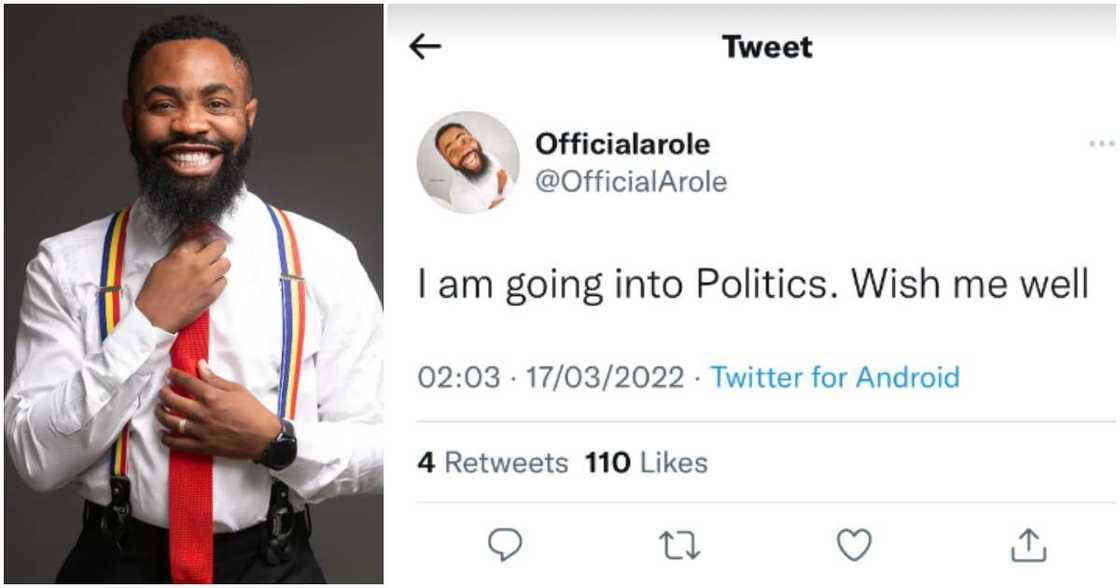 Comedian Woli Arole, politics Comedian Woli Arole, politics