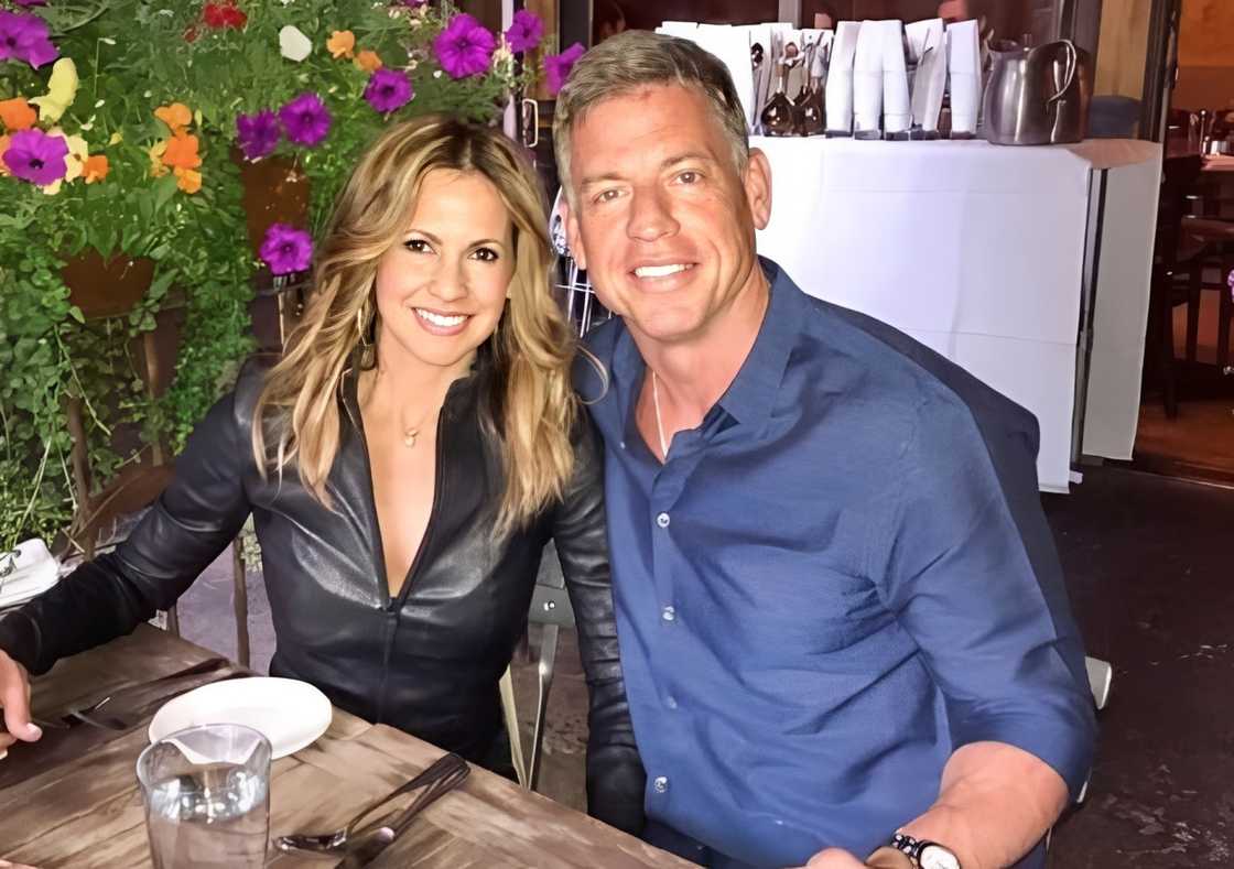 Capa Mooty and Troy Aikman