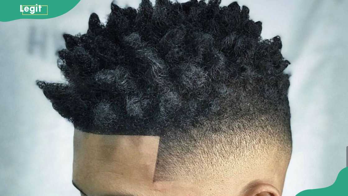 Sponge twists and high fade hairstyle for men Sponge twists and high fade hairstyle for men