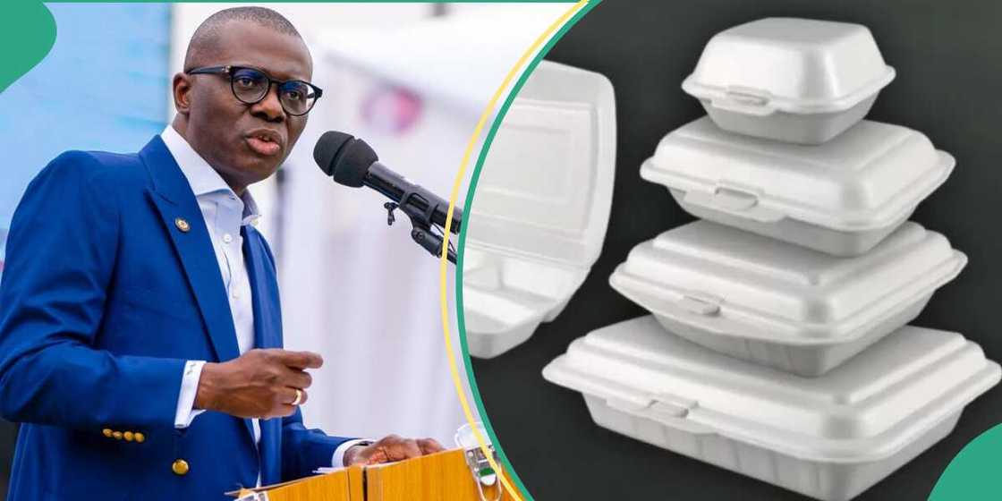 Sanwo Olu ya hana amfani da robobin abinci a Legas Sanwo Olu ya hana amfani da robobin abinci a Legas