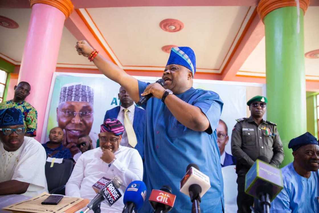 Osun state PDP, mass employment of 12,000 workers, the Osun State Civil Service, Osun 2022, Ademola Adeleke, Governor Adegboyega Oyetola administration Osun state PDP, mass employment of 12,000 workers, the Osun State Civil Service, Osun 2022, Ademola Adeleke, Governor Adegboyega Oyetola administration
