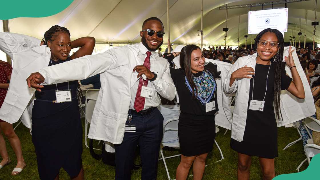 Harvard University medical students. Harvard University medical students.