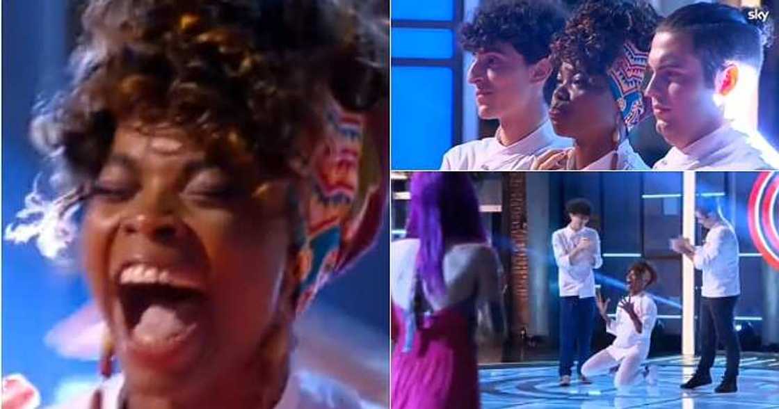 Nigerian lady wins cooking competition, Italy Nigerian lady wins cooking competition, Italy