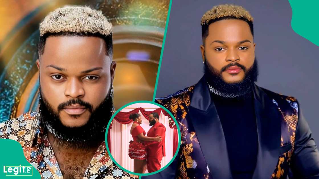 Big Brother Naija star Whitemoney proposed to his girlfriend in a heartfelt video shared hours before Valentine's Day