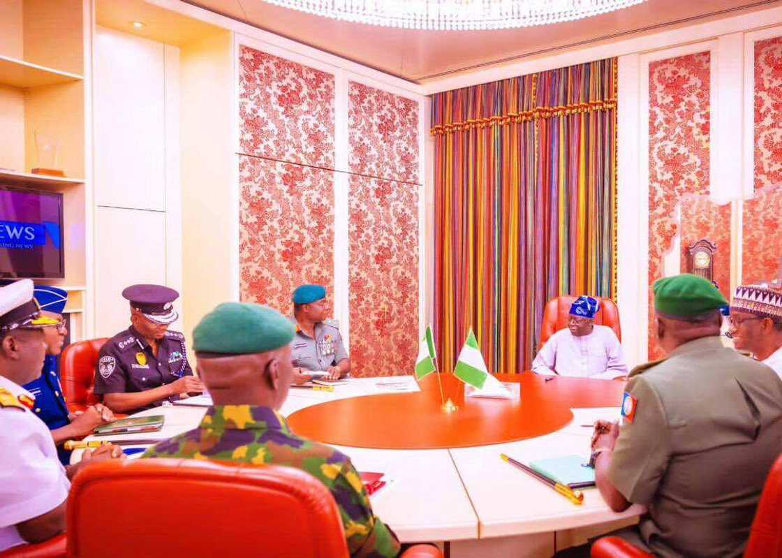 Tinubu, Service Chiefs Tinubu, Service Chiefs