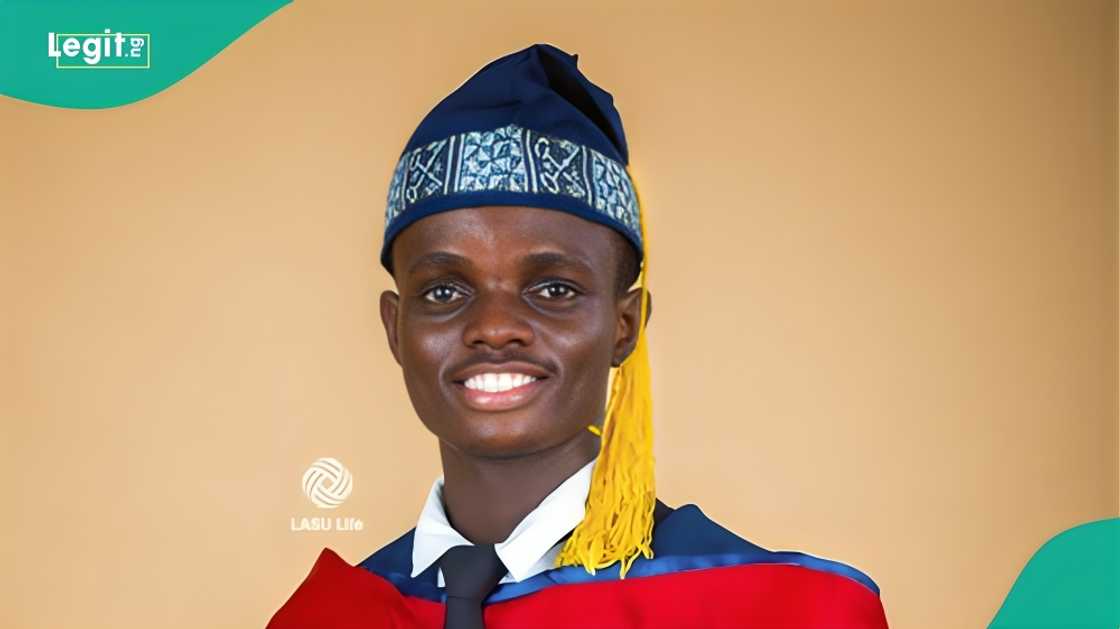 The LASU student who earned his best graduate shares his story when he was in secondary school