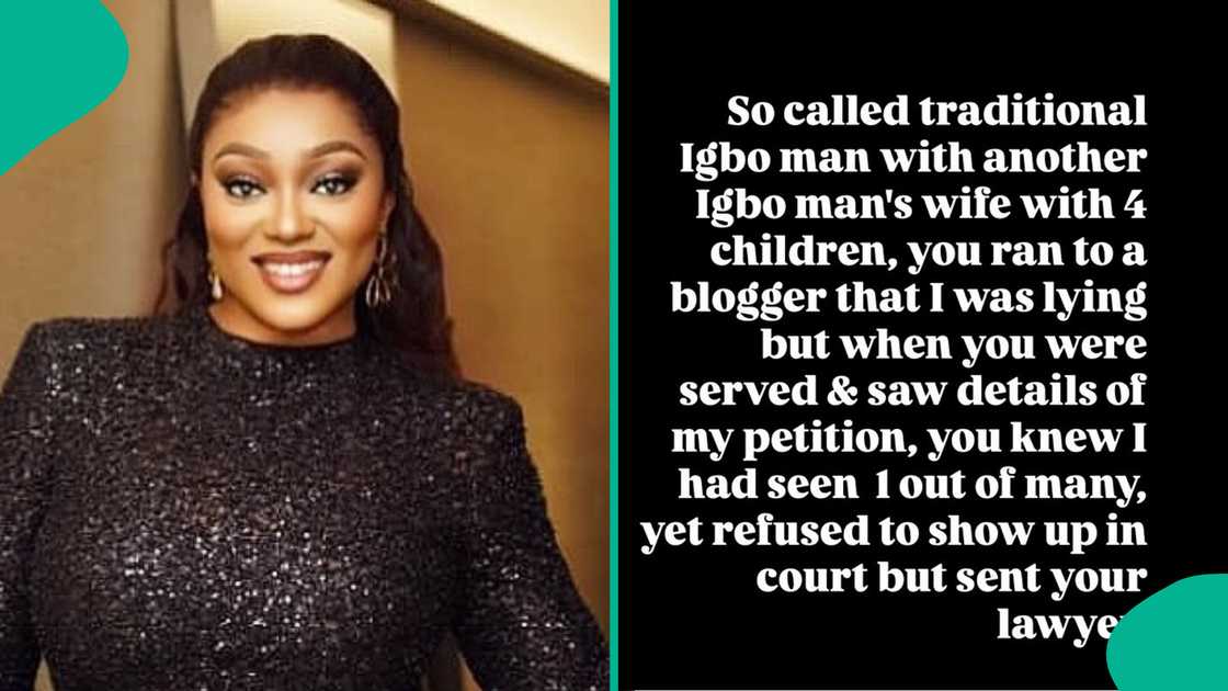 Peggy Ovire reacts to video of ex-husband with another woman at event Peggy Ovire reacts to video of ex-husband with another woman at event