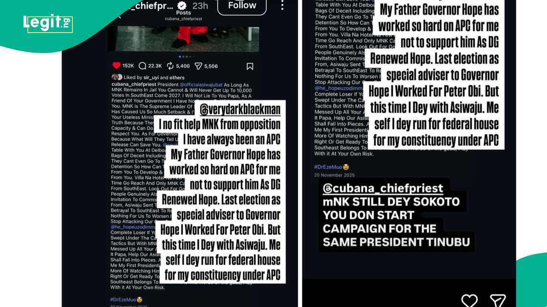 Cubana Chiefpriest speaks on supporting APC Cubana Chiefpriest speaks on supporting APC