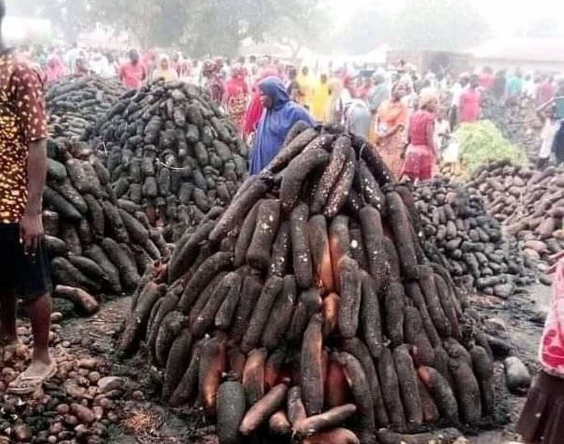 Gagarumar gobara ta lashe kasuwar doya ta Namu dake Filato Gagarumar gobara ta lashe kasuwar doya ta Namu dake Filato