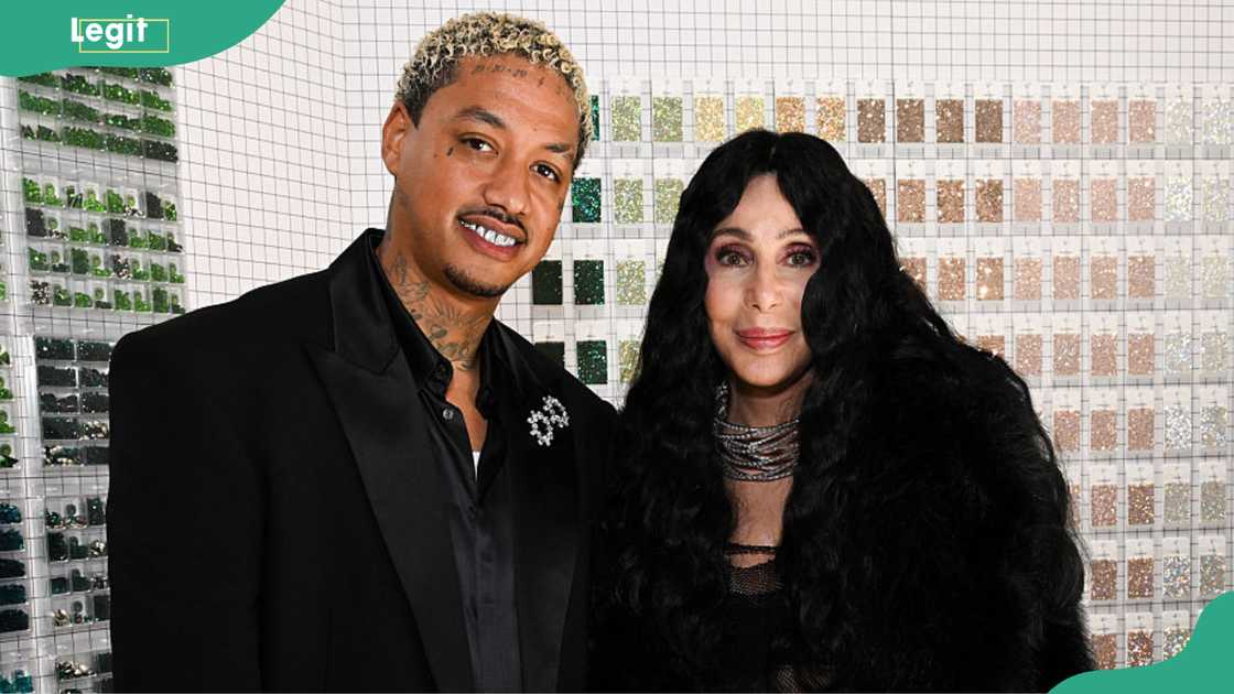 Alexander Edwards and Cher in Los Angeles, California.