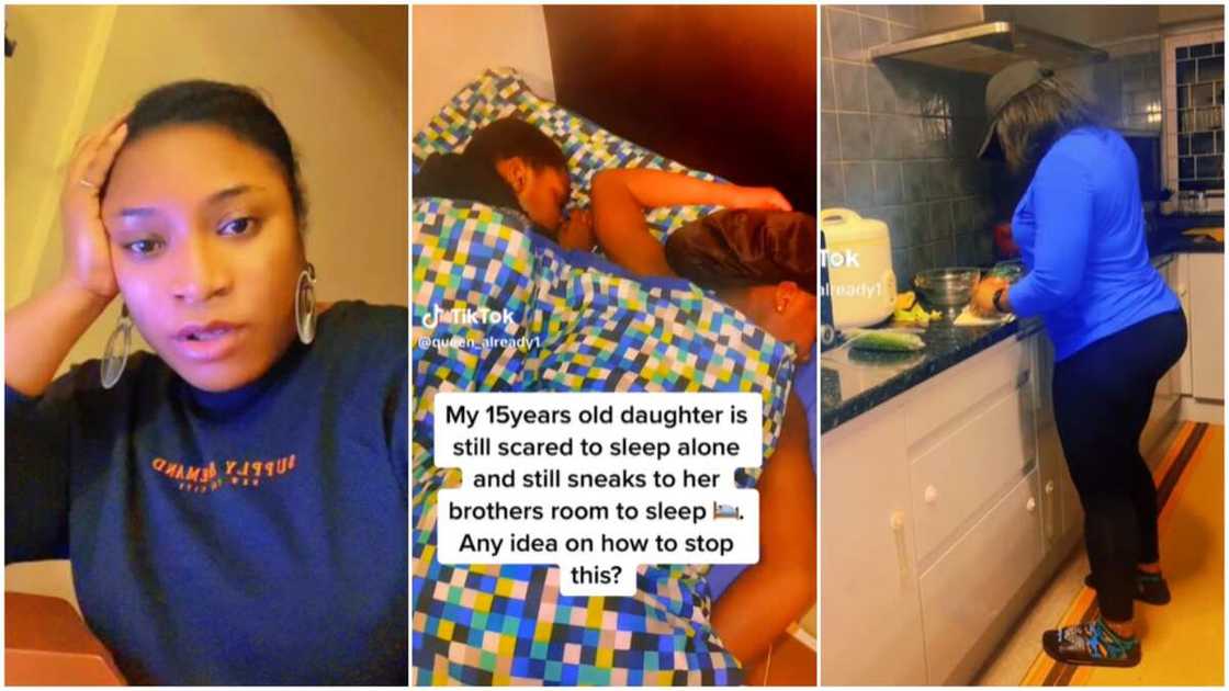 Family love goals/sister in brother's bed. Family love goals/sister in brother's bed.