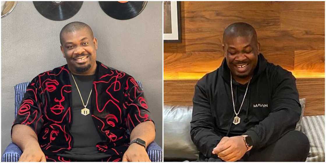 Think am well o, Don Jazzy quickly cautions fan who plans to get a tattoo of his 'strong' face Think am well o, Don Jazzy quickly cautions fan who plans to get a tattoo of his 'strong' face