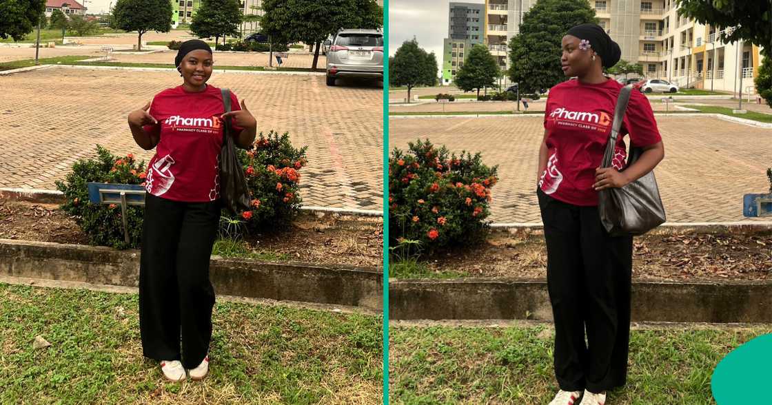 Nigerian lady overjoyed as she graduates as pharmacist.