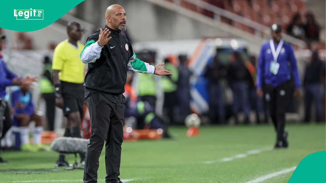 Eric Chelle, Super Eagles, Nigeria, Lesotho, Polokwane, South Africa, 2026 FIFA World Cup qualifier. Eric Chelle, Super Eagles, Nigeria, Lesotho, Polokwane, South Africa, 2026 FIFA World Cup qualifier.