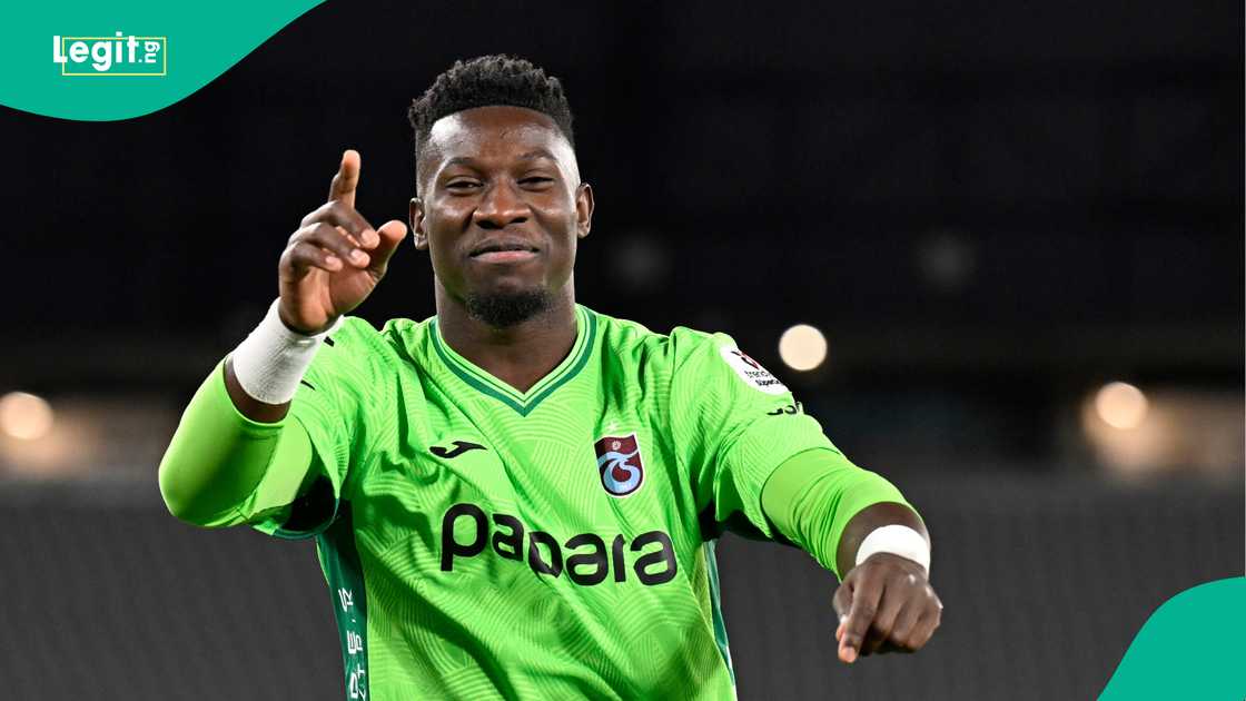 Andre Onana, Trabzonspor, Fatih Karagumruk, Atatürk Olympic Stadium, Istanbul, Turkiye, Super Lig. Andre Onana, Trabzonspor, Fatih Karagumruk, Atatürk Olympic Stadium, Istanbul, Turkiye, Super Lig.