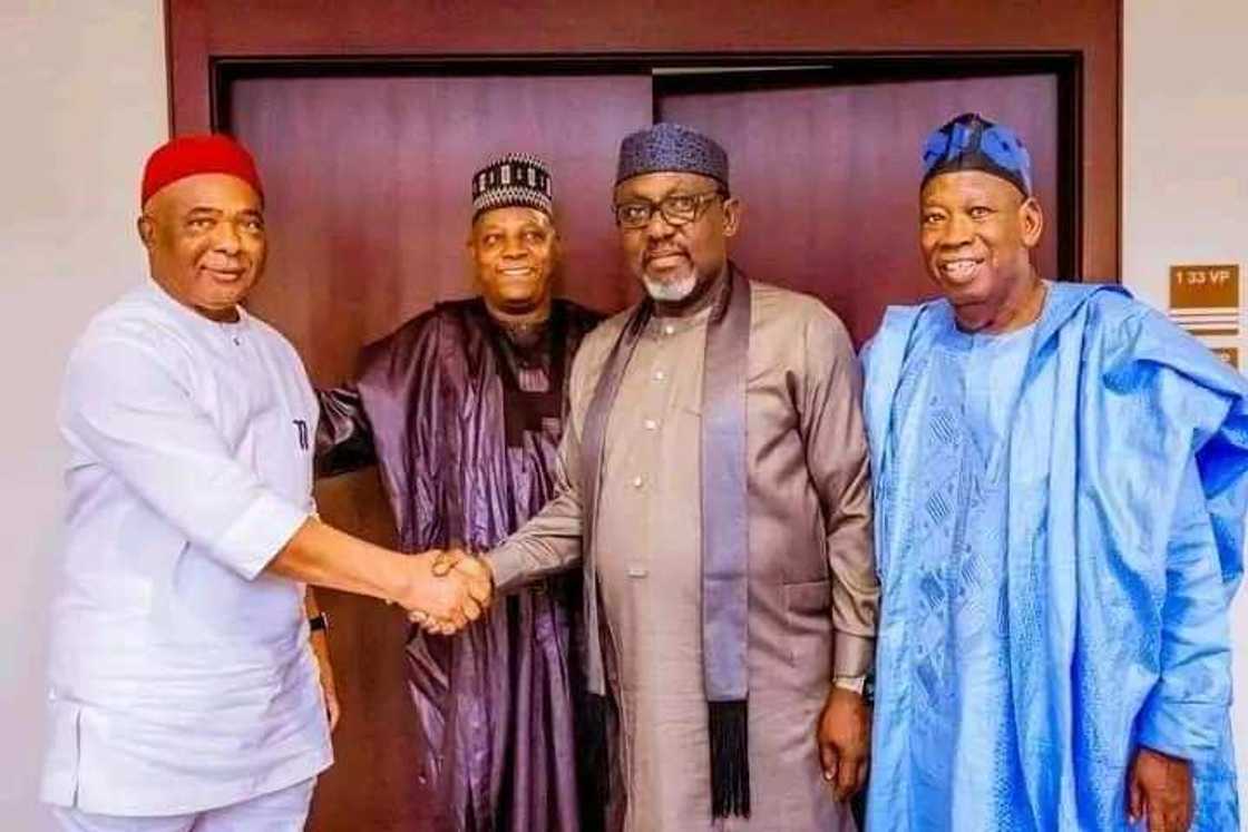 Uzodimma, Rochas, Shettima, Ganduje, Imo State Uzodimma, Rochas, Shettima, Ganduje, Imo State