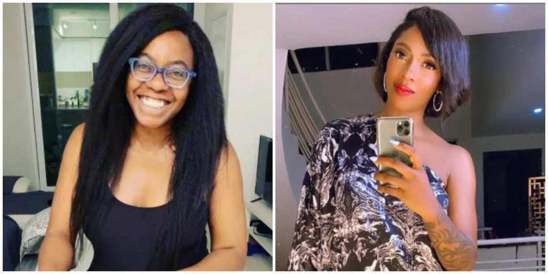 Photos of Shade Ladipo and Tiwa Savage. Photos of Shade Ladipo and Tiwa Savage.