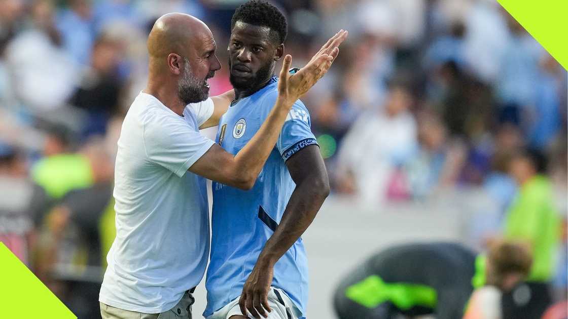 Guardiola reacts as Man City lose to Celtic. Guardiola reacts as Man City lose to Celtic.
