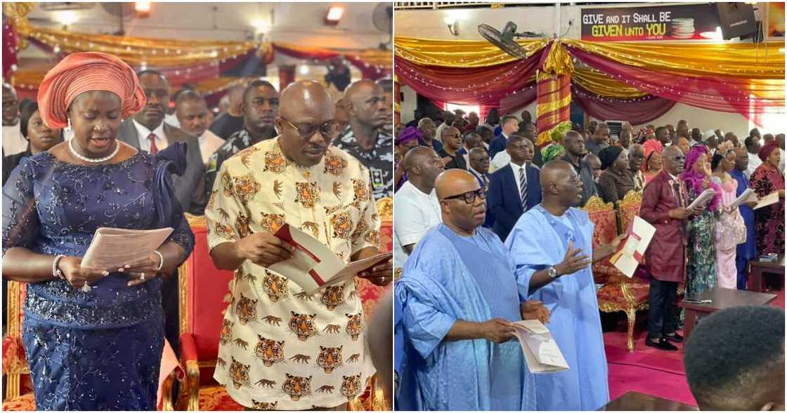 Sir Siminalayi Fubara, and his wife, Lady Valerie Fubara, Chief Barr. Nyesom Ezenwo Wike, GSSRS, POS Africa, Life Bencher and his wife, Eberechi Suzzette Nyesom-Wike Sir Siminalayi Fubara, and his wife, Lady Valerie Fubara, Chief Barr. Nyesom Ezenwo Wike, GSSRS, POS Africa, Life Bencher and his wife, Eberechi Suzzette Nyesom-Wike