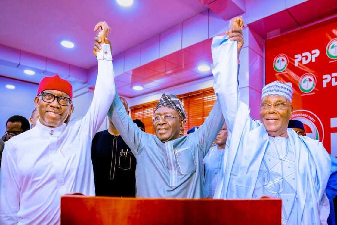 Atiku, Ayu da Okowa Atiku, Ayu da Okowa