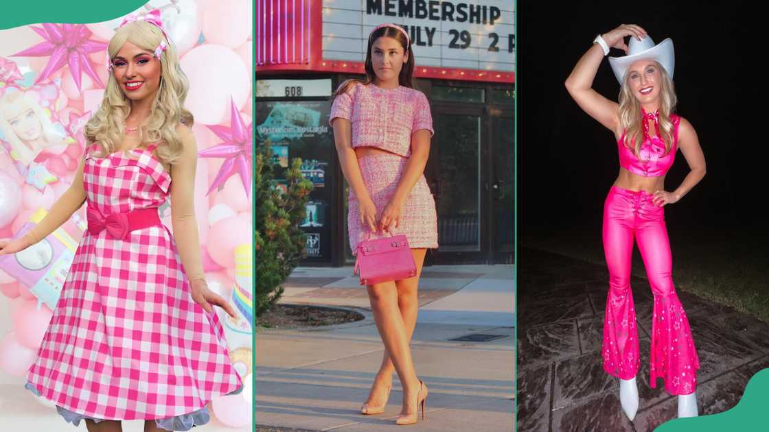 Classic pink Barbie outfit ideas.