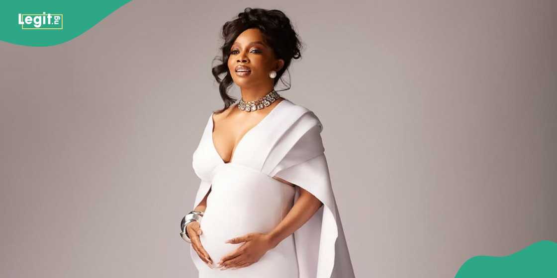 Toke Makinwa announced birth of daughter, baby names Toke Makinwa announced birth of daughter, baby names